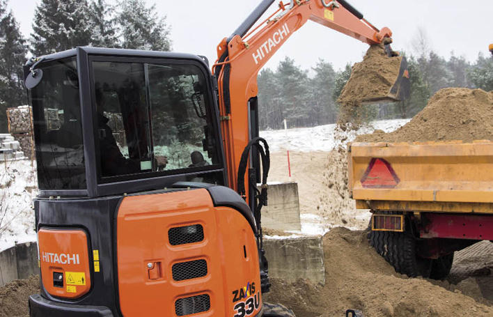 Hitachi uvádí na trh nová minirypadla ZX33U-5 a ZX38U-5