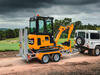 Také model JCB 19C-1 je kompaktní a lze jej snadno převážet