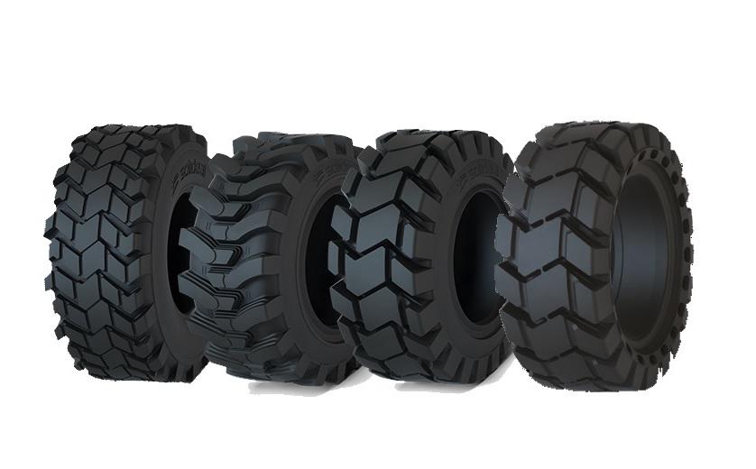 Na trh se přikutálejí nové pneumatiky Solideal pro smykem řízené nakladače