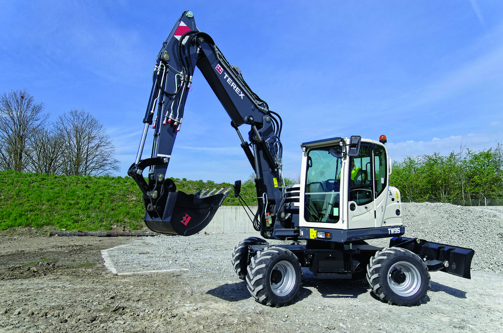 Kolové rypadlo Terex TW95