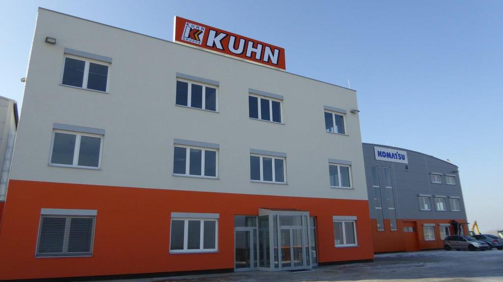 Společnost Kuhn - Bohemia již přesídlila do nové centrály v Čestlicích