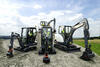 Terex XL mini rodina slaví světovou premiéru na Bauma 2016 