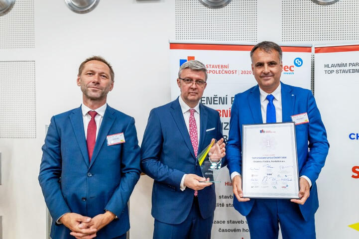Top stavební společnost roku 2020 vyhrála firma Chládek a Tintěra, Pardubice a.s.
